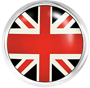 ANDANTE Chunk Click-Button Druckknopf (United Kingdom) für Chunk-Armbänder, Chunk-Ringe, Chunk-Schlüsselanhänger und andere Chunk-Accessoires