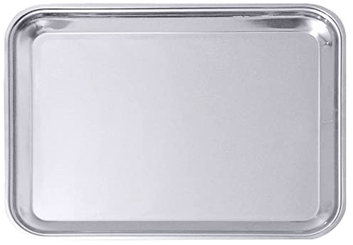 Contacto in acciaio inox vassoio, rettangolare, 37 x 28 cm