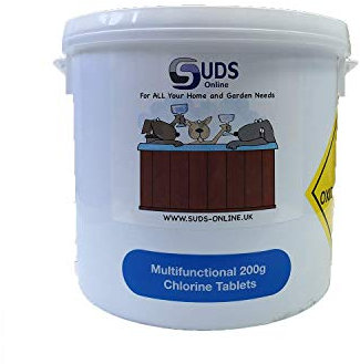 SUDS-ONLINE 5kg Multifunctional Chlorine Tablets 200g Swimming Pool Chemicals