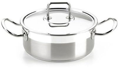 BRA Profesional Cacerola Con Tapa de acero inoxidable Profesional 24 Cm
