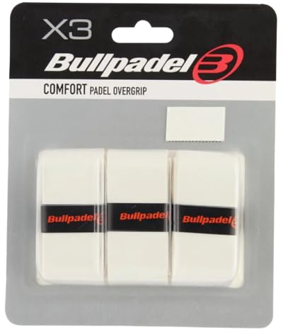 Bullpadel Overgrips 3 Stück Gb-1200 In Weiss