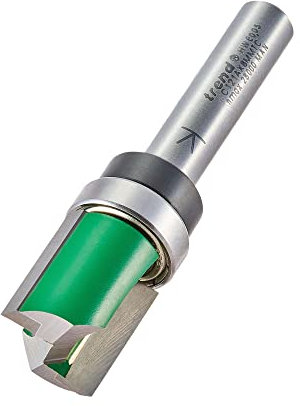 Trend CraftPro Kugelgelagerter Profilfräser, 8 mm Schaft, 16 mm Schnittdurchmesser & 19 mm Schnittlänge, Hartmetallbestückt, C121AX8MMTC