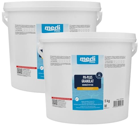 POWERHAUS24 mediPOOL pH Plus Granulat 2X 5 kg