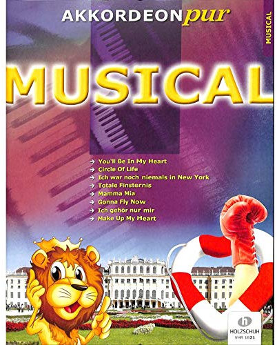 Musical Akkordeon pur - Noten/Spezialarrangements im mittleren Schwierigkeitsgrad von Hans-Günther Kölz - [Noten/Sheetmusic] - mit bunter herzförmiger Notenklammer