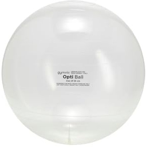 GYMNIC Opti Gymnastikball, Opti, durchsichtig