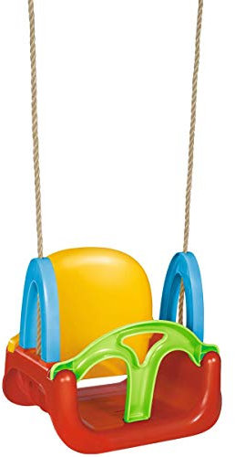 Simba 107174109 - 3 in 1 Schaukel, Seil vormontiert, Schaukelhöhe ca. 120cm, Sitzbreite 28cm
