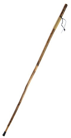 SE Survivor Series Wooden Walking/Hiking Stick, Hand-Carved Eagle Design, Hard Pine Wood, Rope Wrapped for Steady Grip, Wrist Strap, 55 - WS626-55RE
