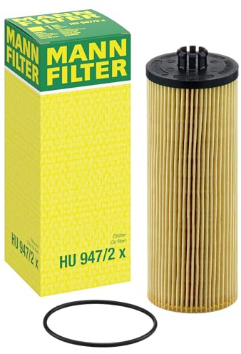 MANN-FILTER, HU 947/2 x Ölfilter | Für LKW, Busse, Hohe Filtrationsleistung, Optimaler Motorschutz, Hochwertige Dichtung, Echte OE-Technologie