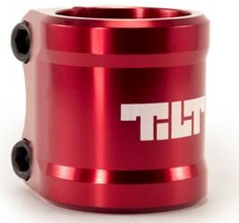 Tilt ARC Rot Double Stunt-Scooter Bar Clamp Lenker Klemme 34,9