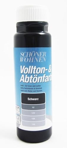 Voll- und Abtönfarbe Schwarz 500 ml