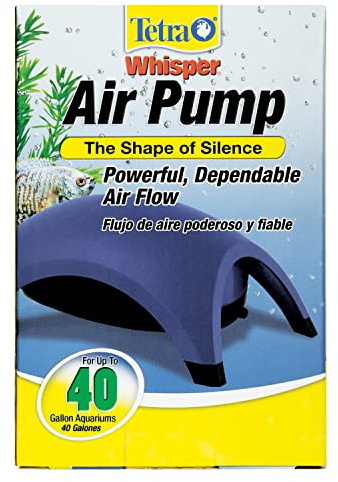 Tetra Whisper Air Pump for Aquariums Up to 40 Gallons, Non-UL