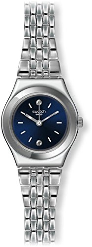 Swatch Unisex Erwachsene Armbanduhr Digital Quarz Edelstahl YSS288G