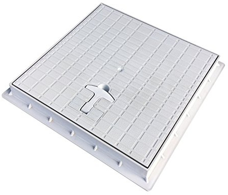 Schachtabdeckung mit Rahmen 55 x 55 cm Patentabdeckung PRO