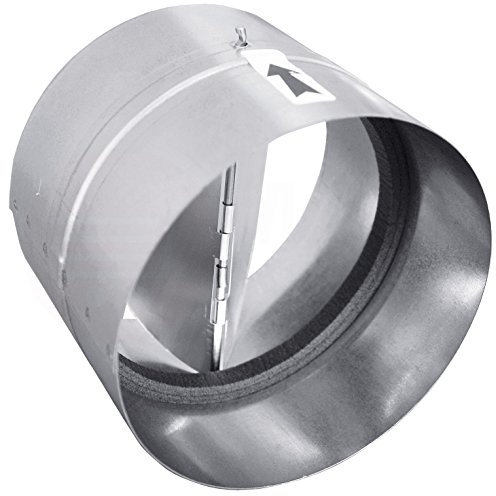 Rohrverbinder Ø 125 mm mit Rückstauklappe federbelastet PVC-ALU-Flex-Rohr (MK...