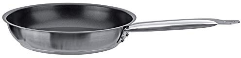 PIAZZA Padella - in Acciaio Inox Antiaderente - Collezione Chef - Diametro 32Cm