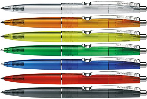 Schneider 132000 K20 Icy Colours Kugelschreiber (Schreibfarbe: blau, Mittel, dokumentenecht) 20er Pack, sortiert