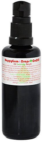 Living Libations - Organic Happy Gum Drops Oil Swishing Serum | Natural, Wildcrafted, Vegan Clean Beauty (1.7 fl oz | 50 ml)