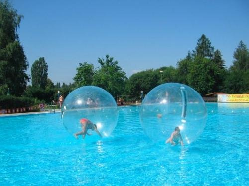 Walk On Water-boll för att gå på vatten, 2 m, CE-godkänd, uppblåsbar, med TIZIP-dragkedja