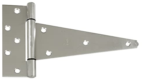 National Hardware N342-535 T-Scharnier aus Edelstahl, extra schwer, 25,4 cm