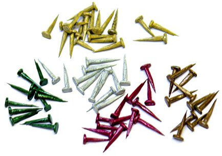 J A Milton 1/2 blue gimp pins for fastening braid/gimp. 50gram pack