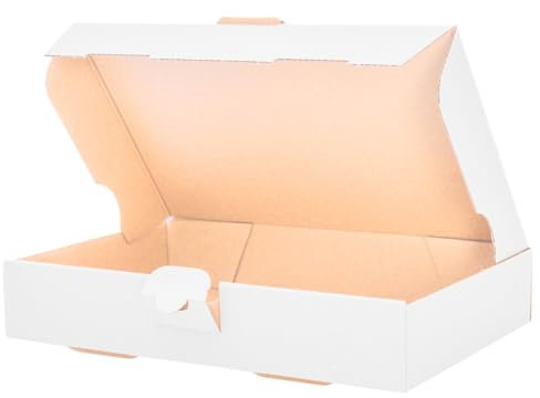 OfficeKing® 200 x Maxibriefkartons 240 x 160 x 45 mm Weiss - Marken-Qualität
