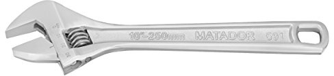 MATADOR Rollgabelschlüssel 0-30 mm | Engländer Werkzeug 250 mm (10) | Verstellbarer Schraubenschlüssel | MATADOR Werkzeug Nr. 05910100