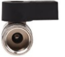 Alphacool 17353 2 Wege Kugelhahn G1/4 - Chrome Wasserkühlung Anschlüsse