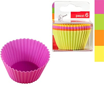 Home 8355200 Pirottini In Silicone, Multicolore, 5 cm, 6 Pezzi