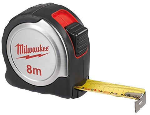 Milwaukee 4932451640 Silber Rollbandmaß C8/25, rot/schwarz/silber