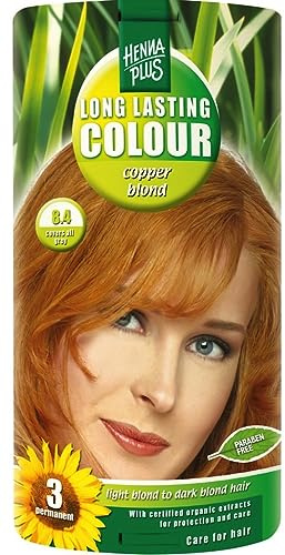 Hennaplus 49135 Long Lasting Colour 8,4 Copper Blond