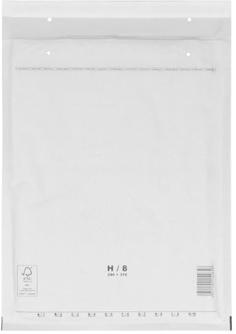 verpacking Luftpolstertaschen 290 x 370 mm Weiß H8 [Größe und Stückzahl wählbar] selbstklebend geeignet für DIN B4 Versandtaschen mit Luftpolster 100 Stück