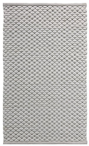 Badteppich silbergrau Aquanova Maks 60x60, 60x100 o. 70x120, Größe:60x100