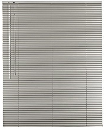 Easy-Shadow Hochwertige Alu-Aluminium Jalousie Rollo Jalousette 80 x 140 cm / 80x140 cm in Farbe grau - Bedienseite Links/Maßanfertigung