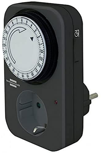 Brennenstuhl 1506454 Tageszeitschaltuhr MZ 20, anthrazit, FR