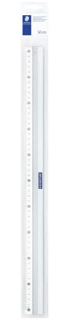 Staedtler 563 Mars® Aluminium-Lineal, silber (1, 40 cm)
