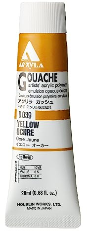 Holbein akryl gouache gul ochre (A) 20 ml av Holbein akryl Gouache