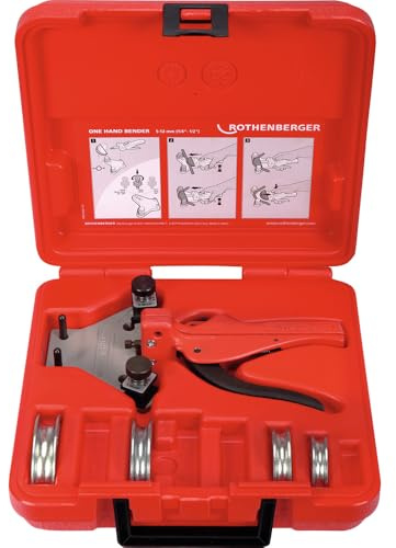 ROTHENBERGER TUBE BENDER Set, 1/4-5/16-3/8-1/2 | 24134 | Biegegerät, Rohrbiegeapparat, Rohrbieger, Biegeapparat, Rohrbiegezange
