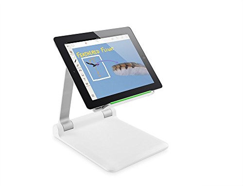 Belkin B2B118 Stage Presenter with Foldable and Transportable Support for Apple iPad, iPhone, Android Tablet and Smartphones - Green, Silver,3M