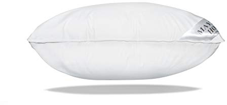 Mayaadi-Home Kudde 80 x 80 cm | 1 500 g fyllning, 50 % dun 50 % fjädrar | 100 % naturligt överdrag av bomull | optimal kudde för sömn | HS10 dunkudde