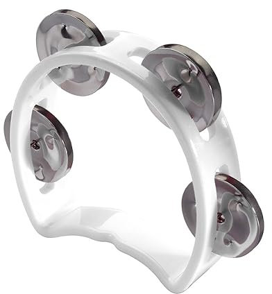 Stagg TAB-MINI/WH 4 Jing Cutaway Tambourine weiß