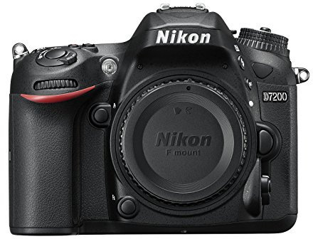 Nikon D7200 Fotocamera Reflex Digitale, 24,72 Megapixel, Wi-Fi Incorporato, NFC, Nero [Versione EU]