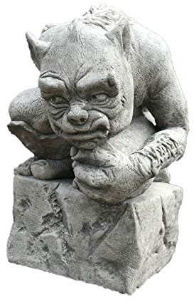Rex-Garden Ornament-Gargoyle-Sculpture-Stone Statue-Home Patio-Decorative Gift
