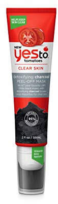 Yes To Tomatoes Detoxifying Charcoal Peel Off Face Mask, 2 Fl.Oz