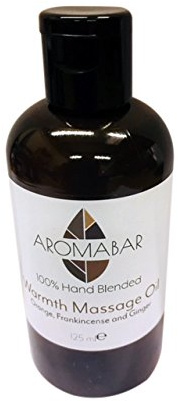 Effetto calore Olio Per Massaggi 125ml con arancio Franchincenso & Zenzero olii essenziali
