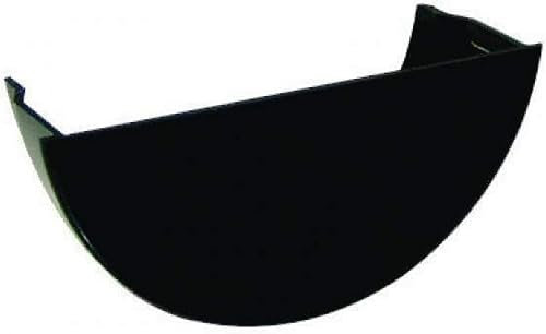 FLOPLAST 112mm Half Round Gutter Internal Stop End - Black