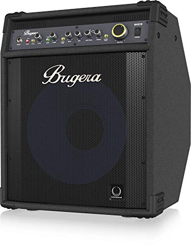Bugera BXD15A 1000 Watt Bassverstärker mit Original 15 Turbosound Alu-Cone Lautsprecher, MOSFET Preamp, Kompressor und DYNAMIZER Technologie