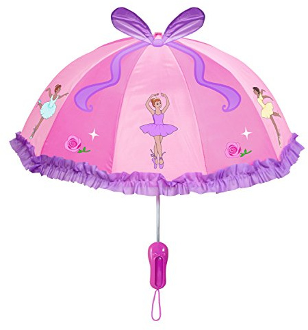 Kidorable Little Girls'Ballerina Umbrellas Pink One Size