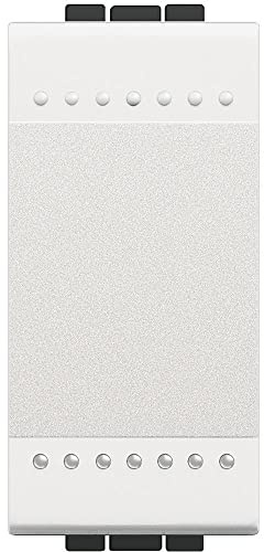 Bticino livinglight - Puls no 1 polo 10a 1 módulo blanco