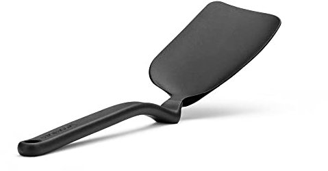 Dreamfarm Mini Chopula Ustensile de cuisine super flexible pour retourner, hacher et servir la spatule | Hache les aliments dans la poêle Noir