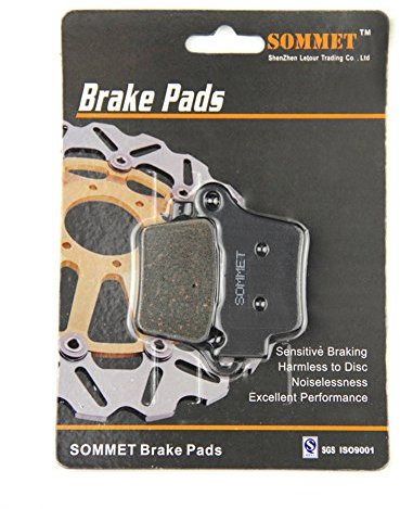 SOMMET 1 Paar Motorrad Bremsbeläge Hinten für KTM XC 150 USD 2011-2013 / EXC 200 inc Six Days 2007-2016